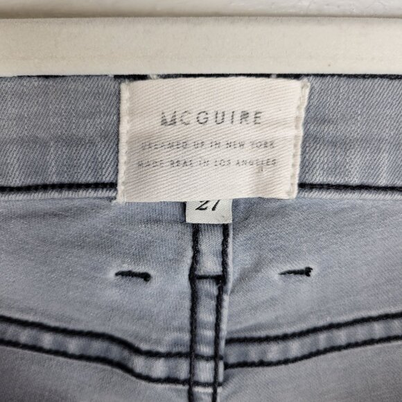 McGuire Women's Size 27 Jeans Ankle Skinny Gray - Picture 5 of 6